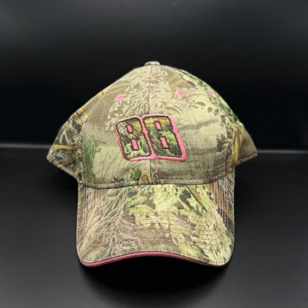 NASCAR Dale Earnhardt Jr 88 Camo Pink Hat Winners Circle Adjustable Racing Cap